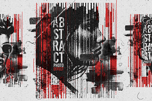Abstract Poster Art Photo Effect PSD, an Action Add-On by iHemalaya