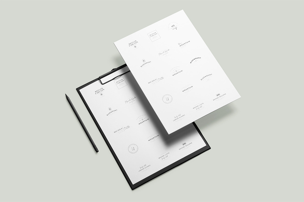 200 Trending Minimal Logo Bundle, a Branding & Logo Template by XpertgraphicD (Photo 35 of 52)