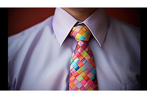 colorful father gift ai generated, an Abstract Photo by pikepicture