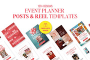 Event Planner Instagram Templates, a Social Media Template by InkBlue Templates (Thumbnail 1 of 10)