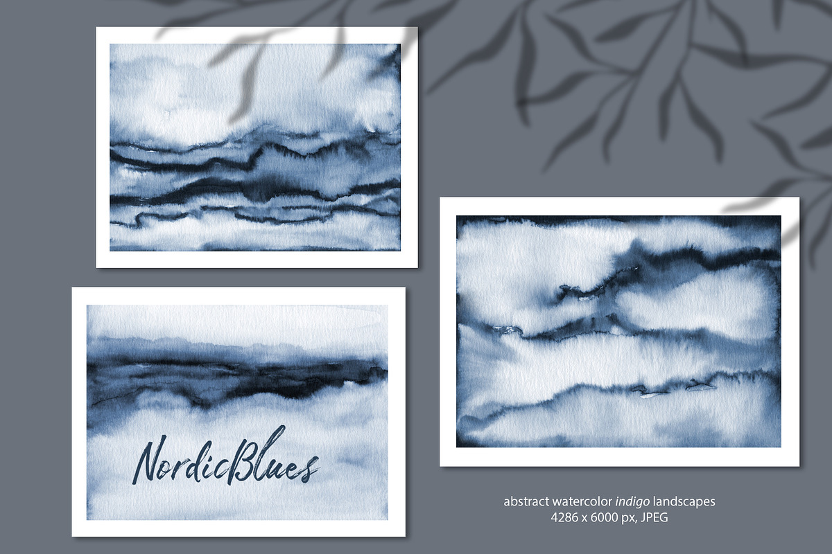 NordicBlues Watercolor Pack, a Texture Graphic by Marmoris.Arts (Photo 21 of 24)