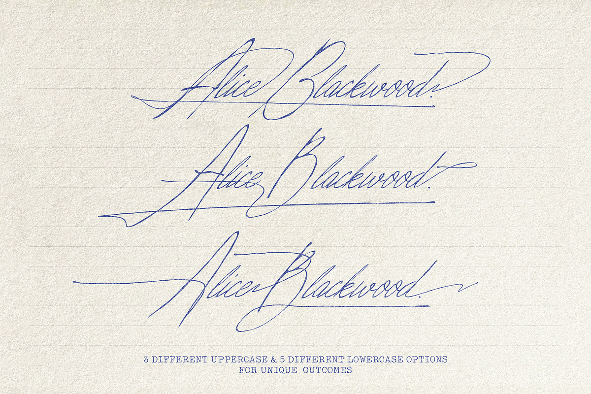True Signature - Handwriting Script, a Script Font by AndrewPixelType (Photo 11 of 14)