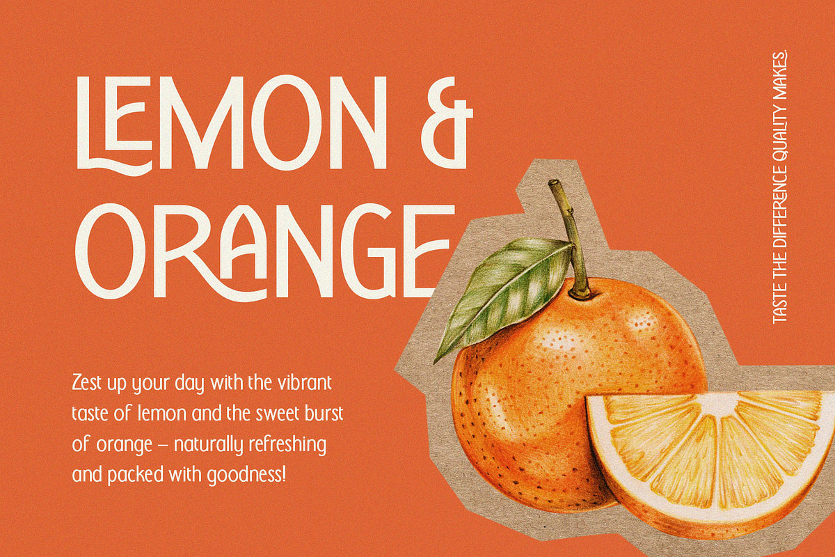 Ladonna – Display Sans Serif, a Sans Serif Font by BrandSemut (Photo 4 of 8)