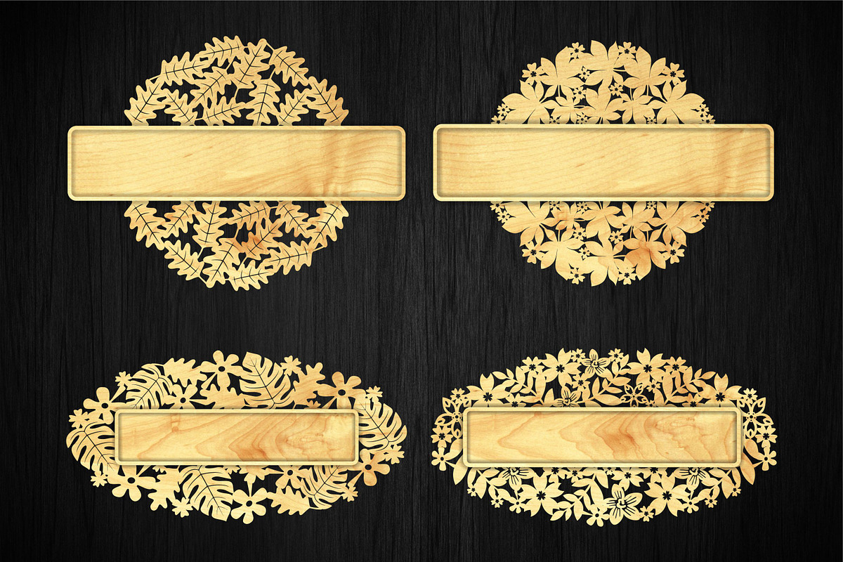 12 Welcome sign | laser cut template, a Pattern Graphic by CncCutModel (Photo 5 of 5)