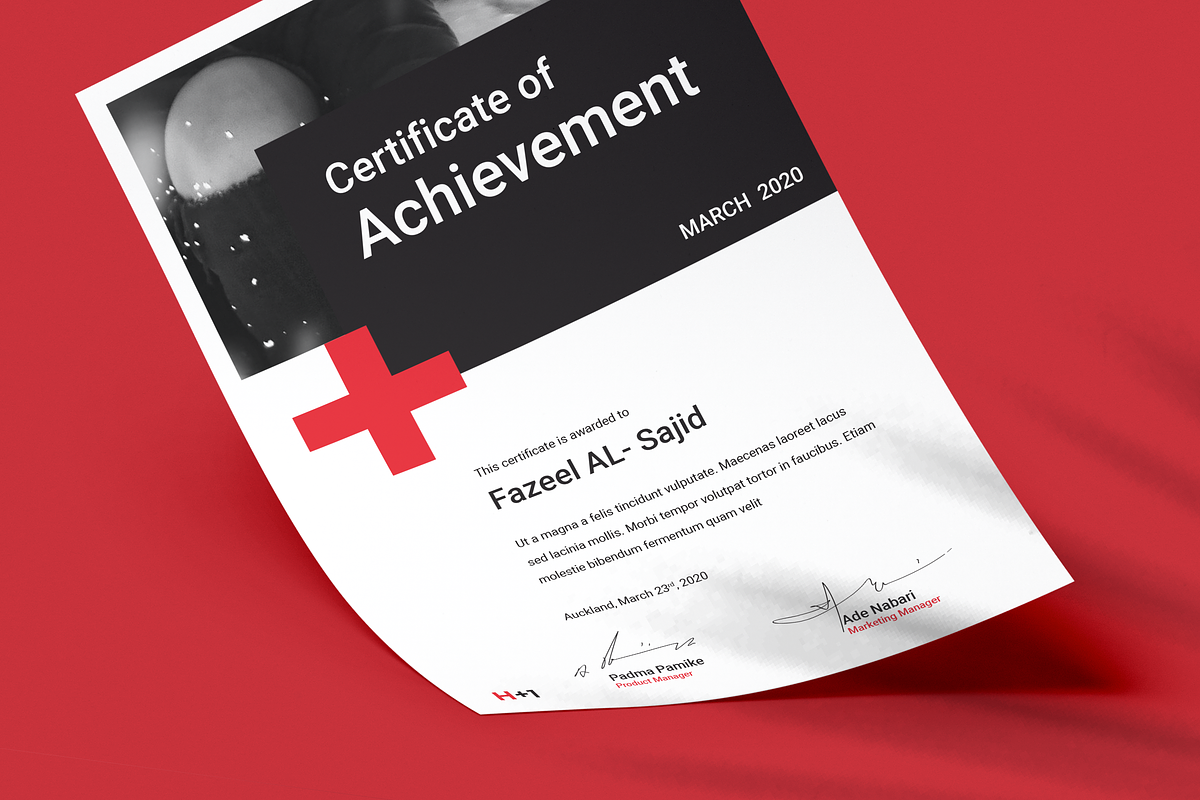 Certificate, a Stationery Template by BOXKAYU (Photo 2 of 9)
