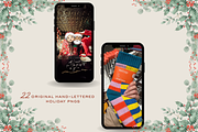 Hand-Lettered Christmas IG Stickers, a Graphic by Joyscript (Thumbnail 4 of 7)
