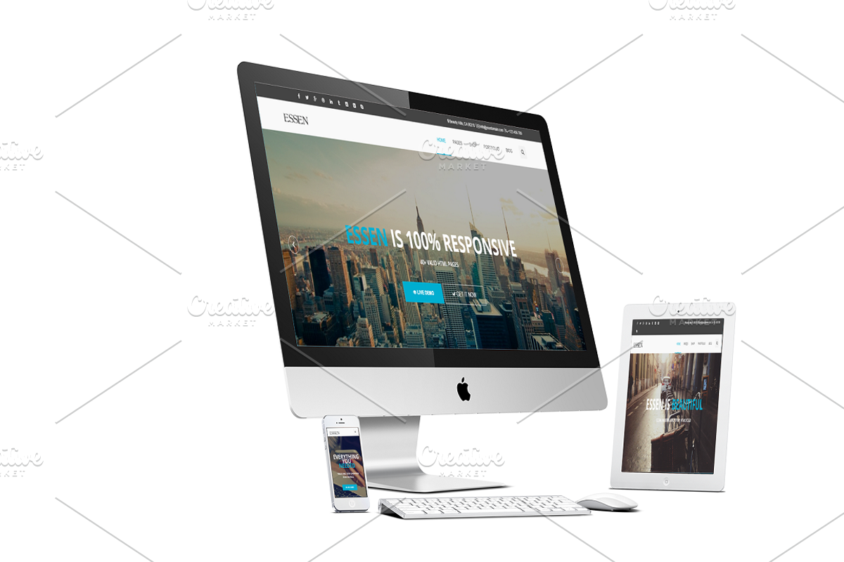 ESSEN - Responsive Website Template, a Bootstrap Template by Reviant Web Experts (Photo 2 of 4)