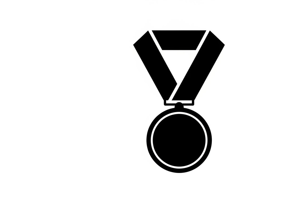Modern medal icon vector logo design, an Illustration by Amazin_art (Photo 26 of 29)