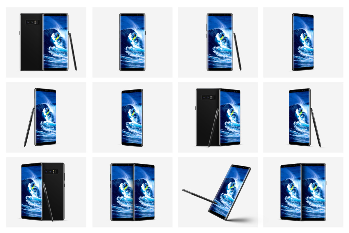 Galaxy Note8 Mockups, an Android Mockup by ydlabs (Photo 2 of 3)
