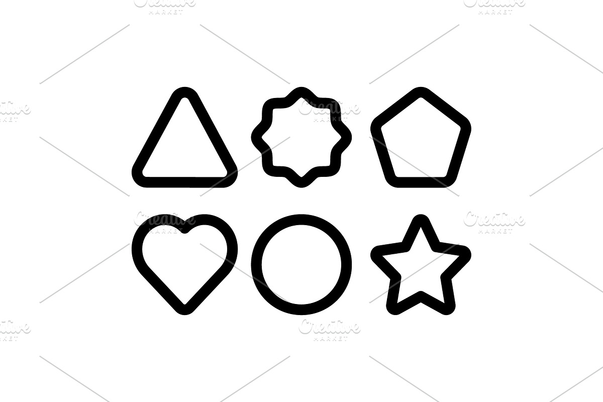 Shapes feature black icon, an Outline Icon by Creative priyanka