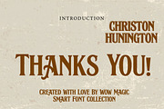 Christon Hunington, a Sans Serif Font by Wow Magic (Thumbnail 2 of 3)