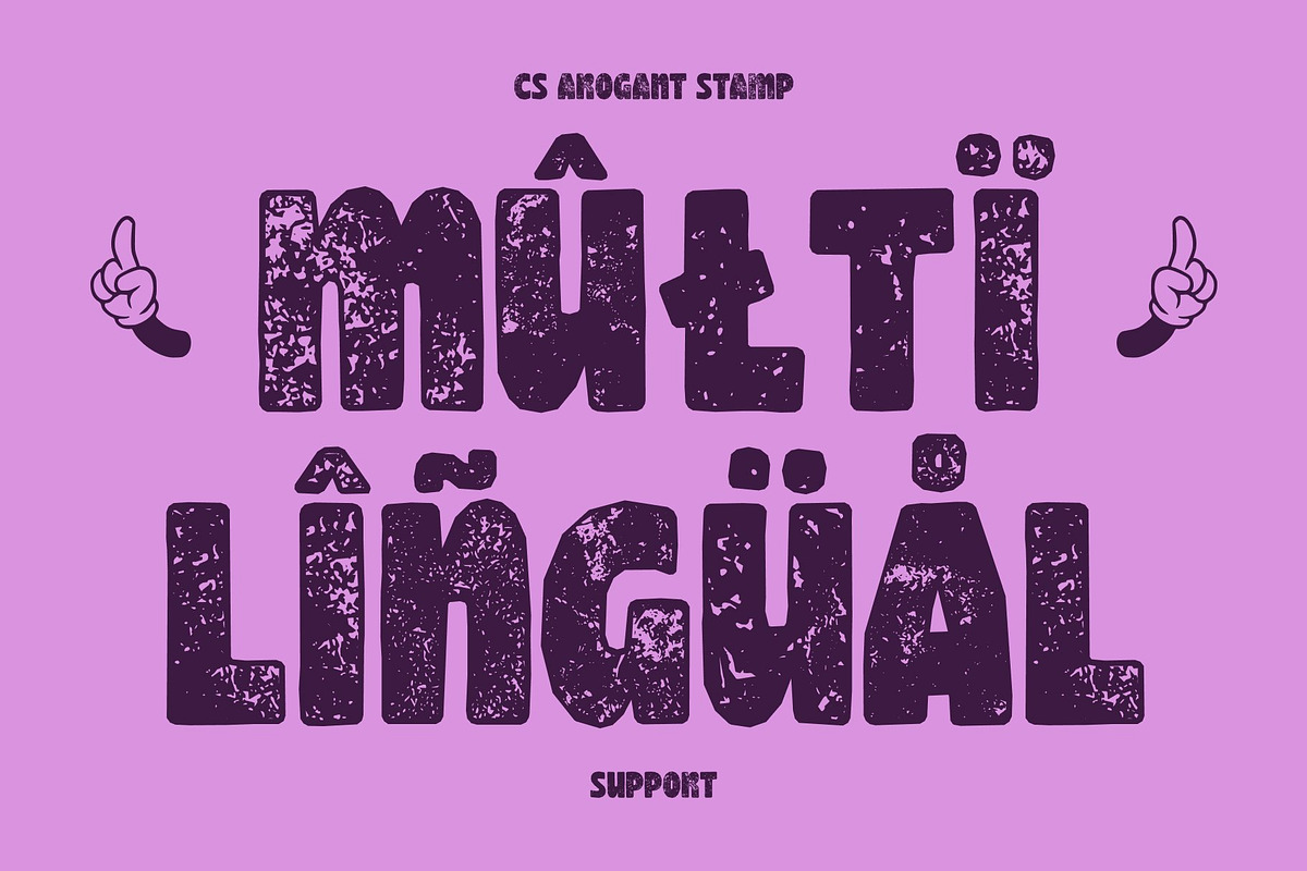 CS Arogant Stamp, a Sans Serif Font by Craft Supply Co. (Photo 7 of 8)