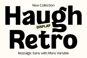 Haugh - Nostalgic Sans