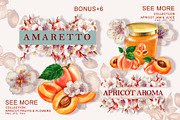 Apricot Aroma & Amaretto Watercolor, a Food Illustration by EL_SUHOVA (Thumbnail 13 of 14)