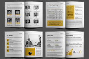 Annual Report Brochure Design Layout