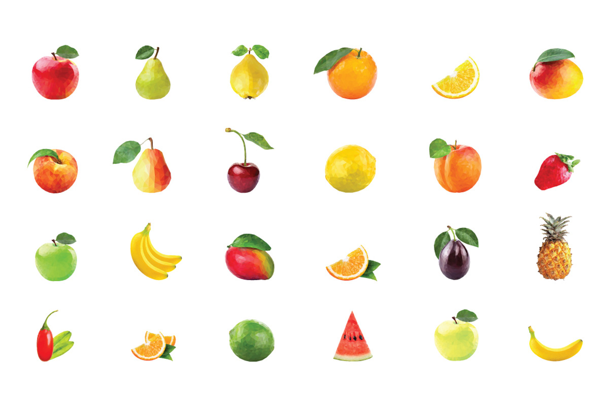 FRUITS (in vector), an Object Graphic by Orange Soda (Photo 2 of 9)