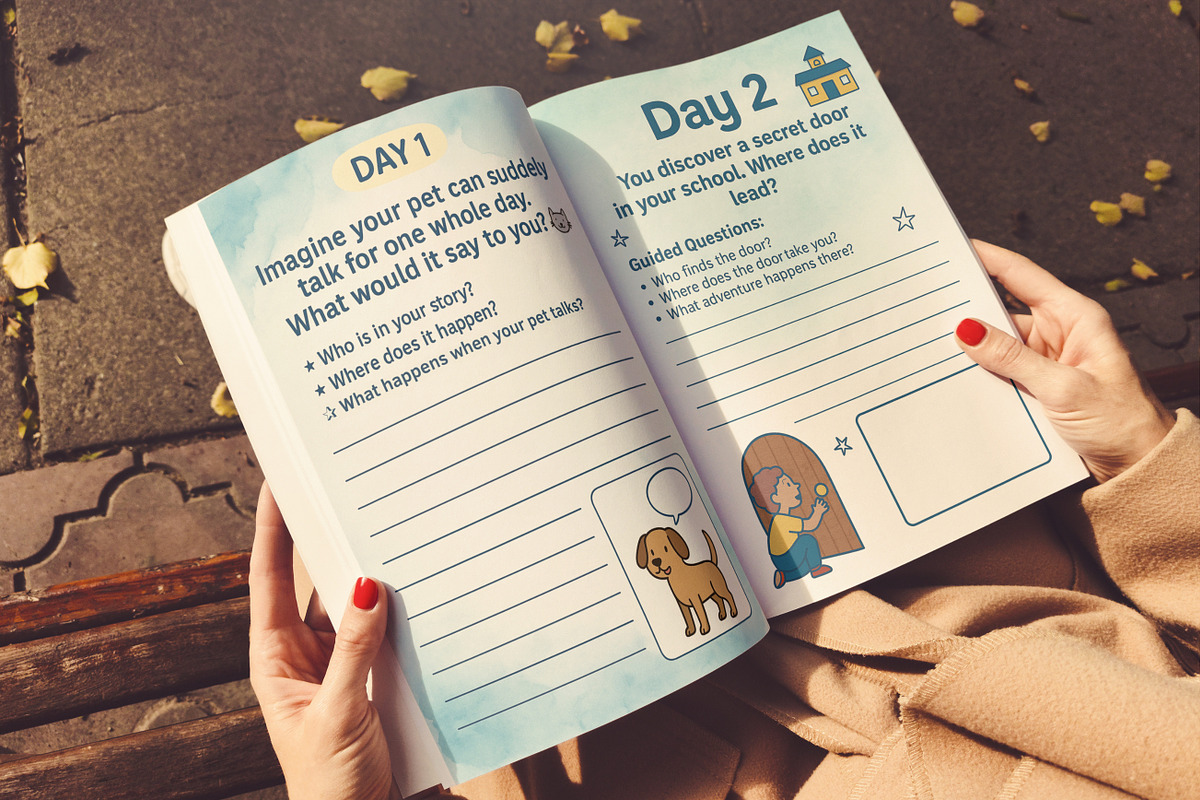 Creative Writing Workbook For Kids preview 4