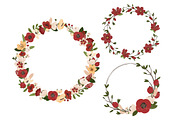 Christmas Floral Wreaths & Bunches, an Illustration by Amanda Ilkov (Thumbnail 3 of 4)