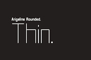 Arigaline Rounded | Font Family, a Sans Serif Font by Zone 6 (Thumbnail 2 of 6)