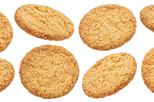 Falling oatmeal cookies collection, a Food & Drink Photo by Max Lashcheuski