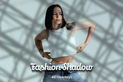 40 Fashion Shadow Overlays, a Pattern Graphic by 3Motional (Thumbnail 1 of 10)