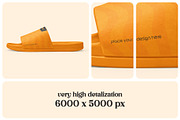 Rubber Slide Sandals Mockup Set, a Bottom Mockup by Country4k (Thumbnail 3 of 4)