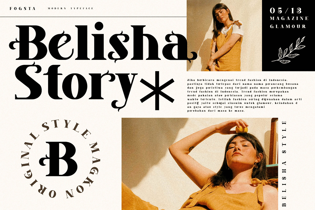 Magkon Classy Serif Font, a Script Font by Storytype Studio (Photo 6 of 10)