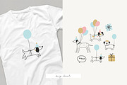Best dog ever - cute cartoon dogs, an Animal Illustration by Barkova Nadya (Thumbnail 5 of 7)