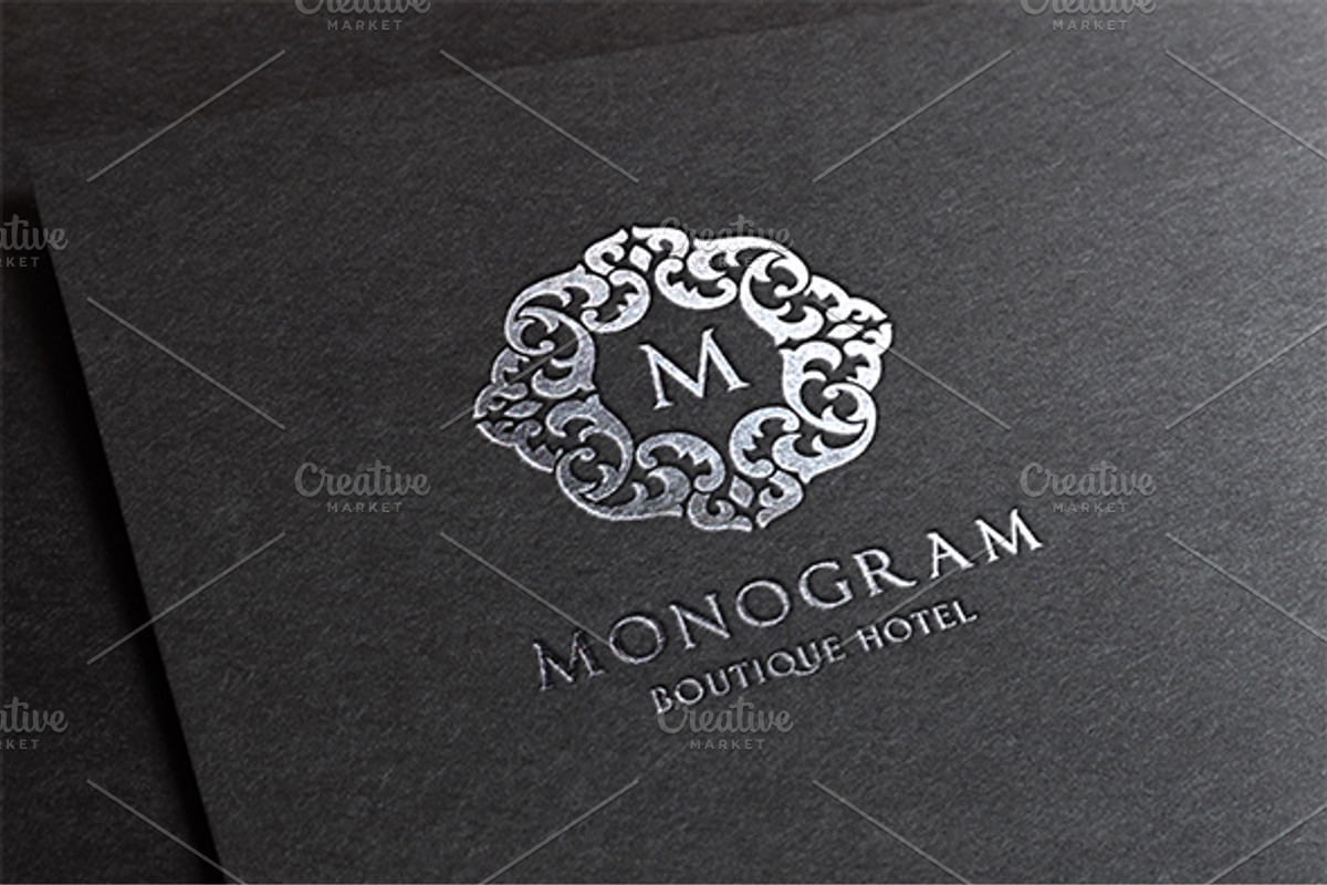 Monogram Hotel Logo, a Branding & Logo Template by Vectorwins Premium Shop