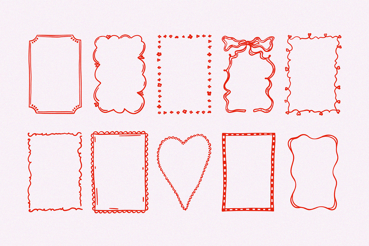 Whimsical Frames, Clip Art, Patterns, an Object Graphic by Leila Divine (Photo 4 of 17)