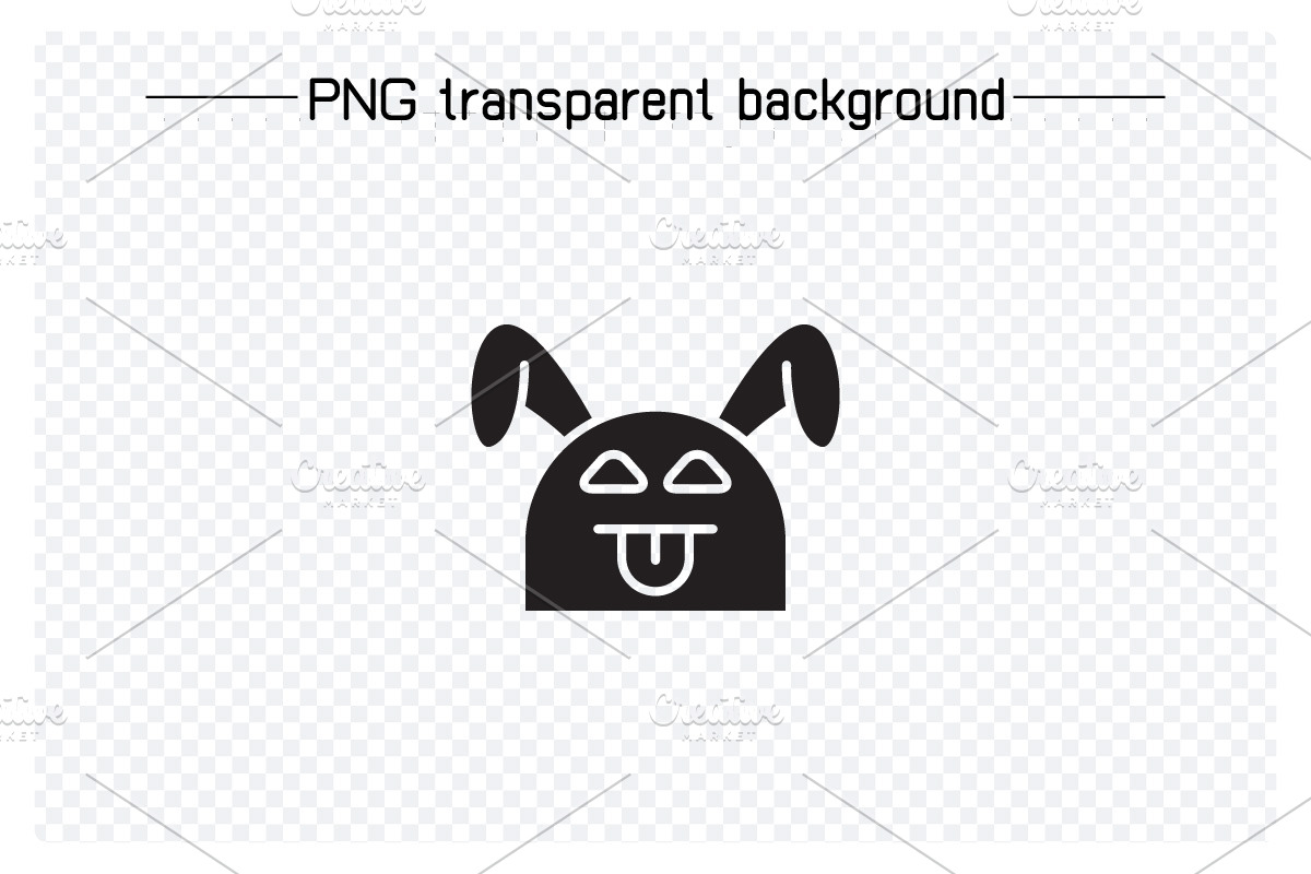 Cheeky and Cute Rabbit Emojis, an Animal Illustration by Designfour (Photo 3 of 7)