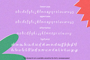 Animated Font - Heavenly Milo, a Script Font by ana & yvy (Thumbnail 4 of 8)