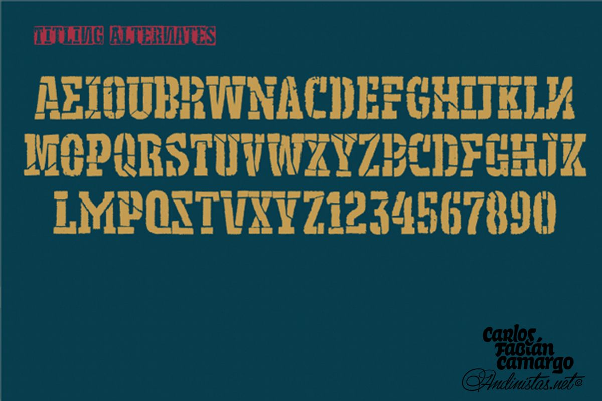 Meteora Type Family / 2 Fonts, a Font by Andinistas Fonts (Photo 3 of 5)