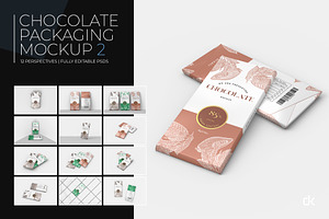 Chocolate Packaging Mockup 2