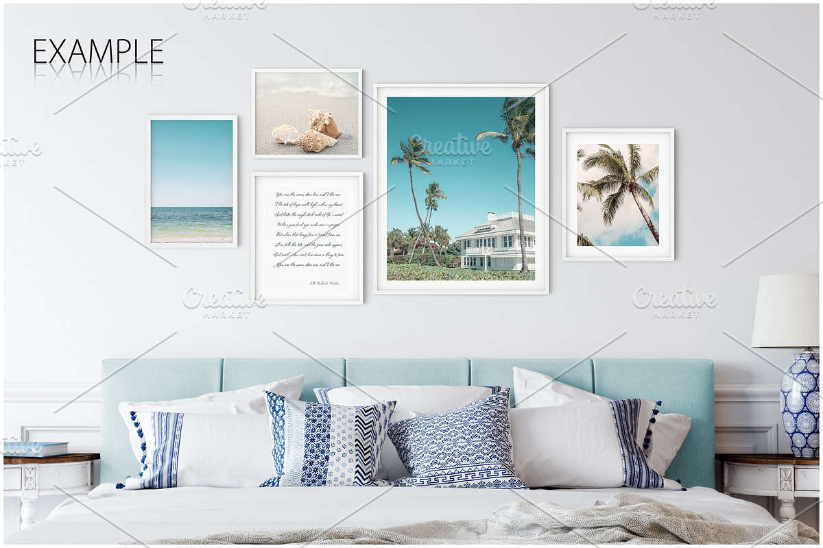 Frames&Walls Coastal Mockups Bundle, a Household Mockup by Yuri-U (Photo 20 of 30)