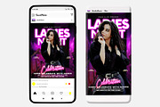 Ladies Nights Instagram ( PSD ), a Flyer Template by studioflyers.com (Thumbnail 1 of 3)