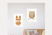 Blossom baby animals kids collection, an Animal Illustration by Allure Art (Thumbnail 10 of 26)