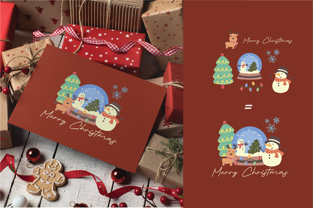 Clipart of Chirstmas, a Decorative Illustration by Berdansabersama (Photo 4 of 5)