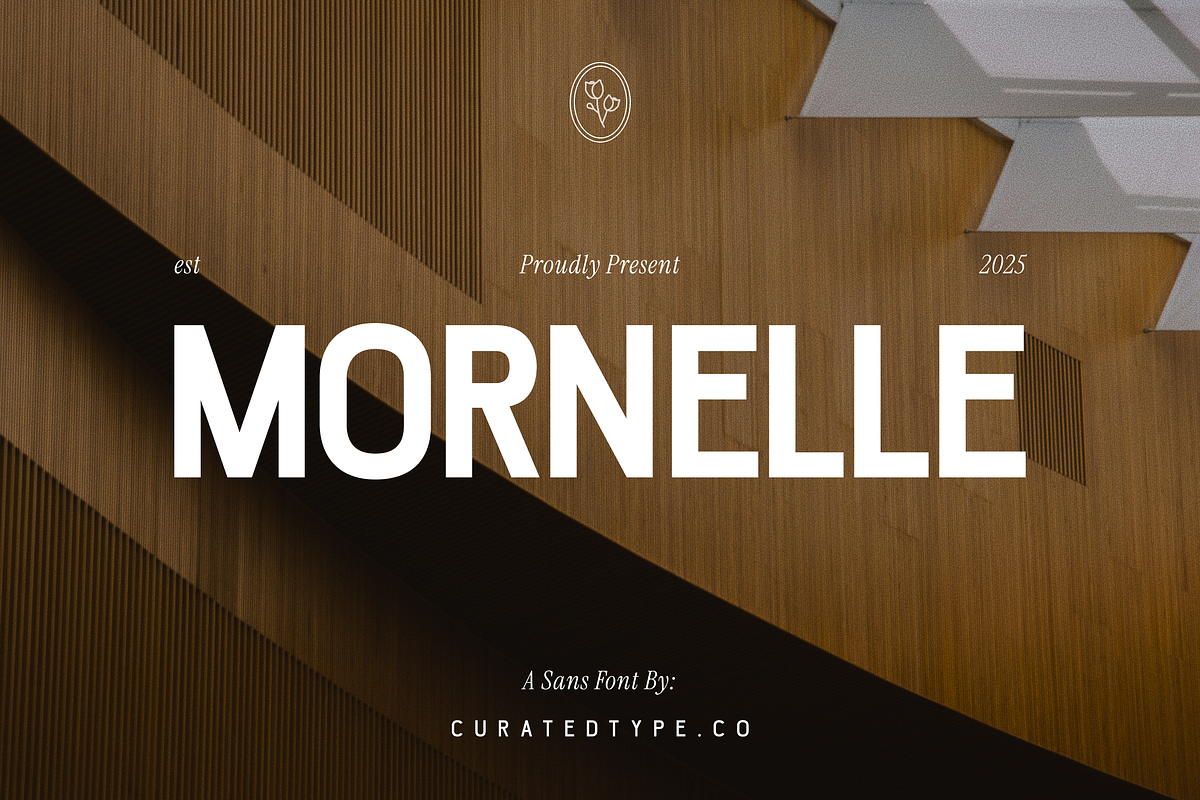 Mornelle - Modern Sans Font, a Sans Serif Font by CuratedType Studio (Photo 1 of 10)