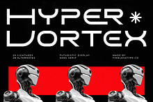 Hyper Vortex Futuristic Display