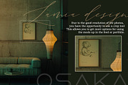 24 Japanese Style Art Mockups Frame, a Household Mockup by LAMIA DESIGN (Thumbnail 13 of 21)