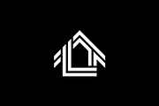Modern L Letter House Logo Template, a Branding & Logo Template by MenkType Studio (Thumbnail 1 of 2)