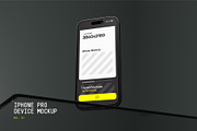 Frosted Glass iPhone 14 Mockup, an iPhone Mockup by HAZARD MOCKUPS (Thumbnail 1 of 8)