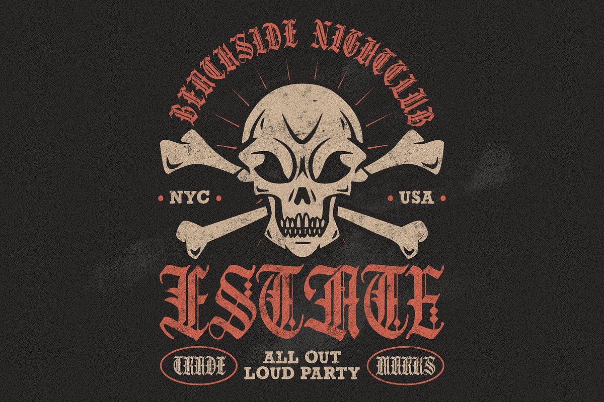 Master Rough Blackletter Typeface, a Blackletter Font by alit design (Photo 5 of 17)