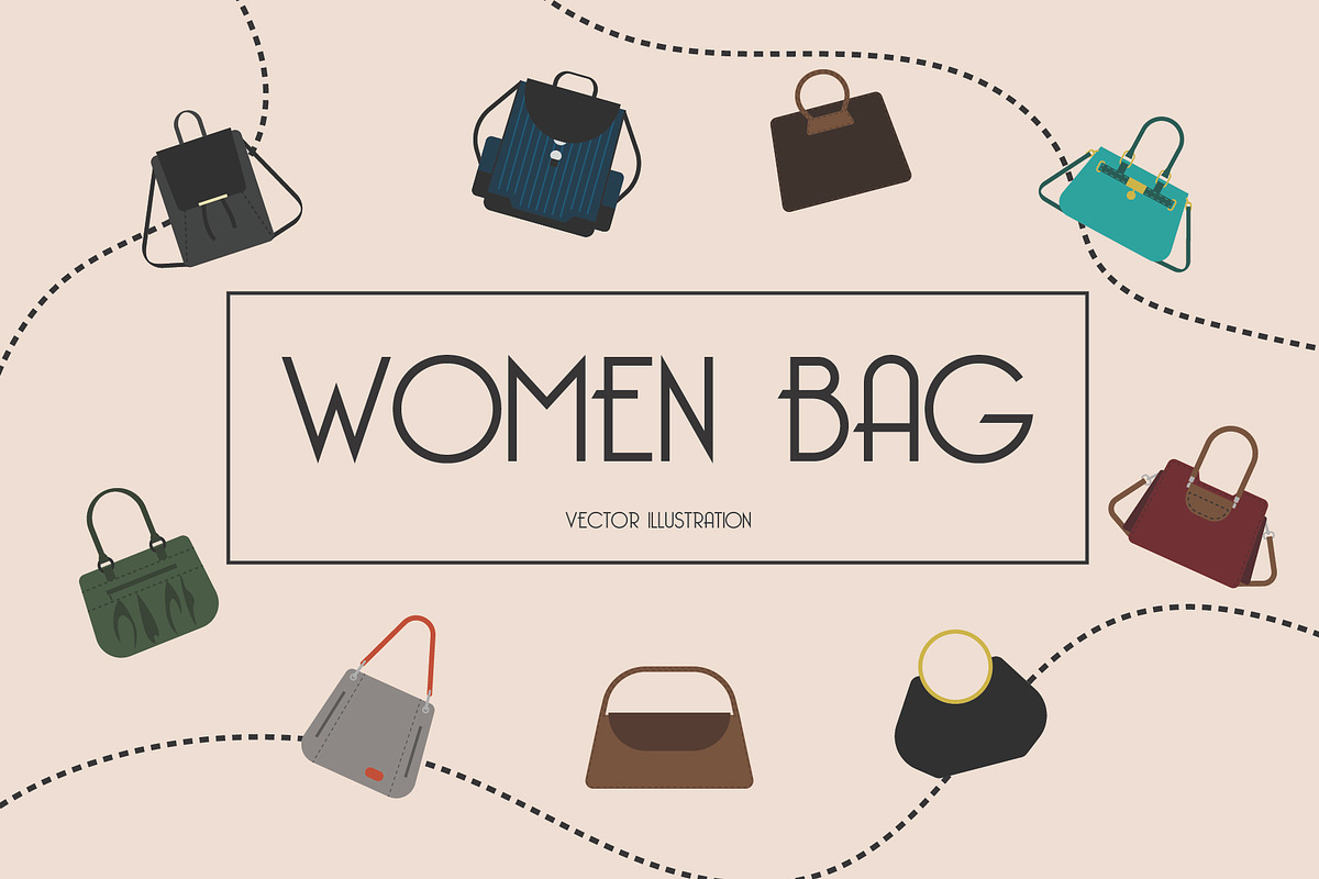Women Bag, an Object Illustration by DelusionLab (Photo 1 of 2)
