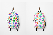 cartoon cute space set + patterns, a Pattern Graphic by ChubbyBunny Art (Thumbnail 5 of 12)