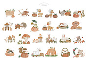 Cozy Hollow Autumn Clipart, an Animal Illustration by Pati Paints (Thumbnail 7 of 9)