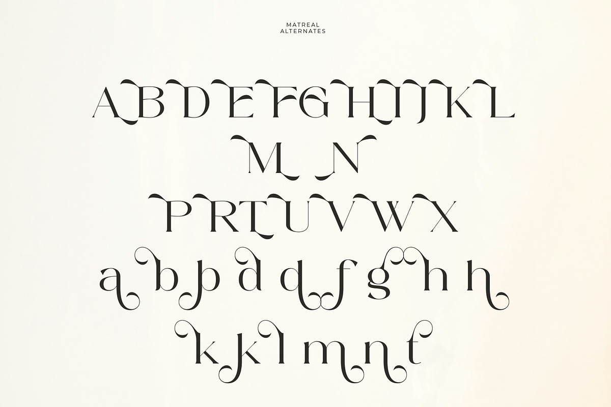 Matreal Beauty – Modern Serif Font, a Serif Font by Muflieart (Photo 9 of 10)