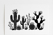 60 Desert Cactus Floral Silhouette, a Seasonal Illustration by Amazin_art (Thumbnail 12 of 38)