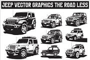 Jeep Vector Traveled design, perfect, an Illustration by Amazin_art (Thumbnail 1 of 9)
